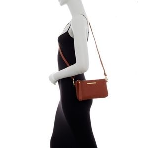 Steve Madden Saffiano Charging Crossbody Bag